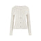 Guess Cardigan Cardigan Donna Eden con bottoni logati Beige - Francavilla Moda